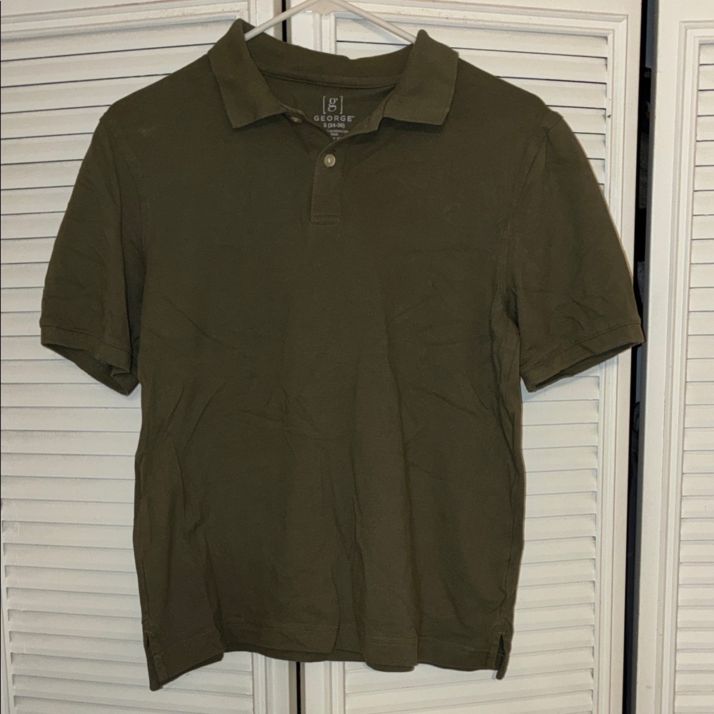 George Men’s Olive Polo Shirt - Military Green